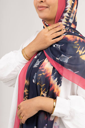 Digital Chiffon Scarf DS4134