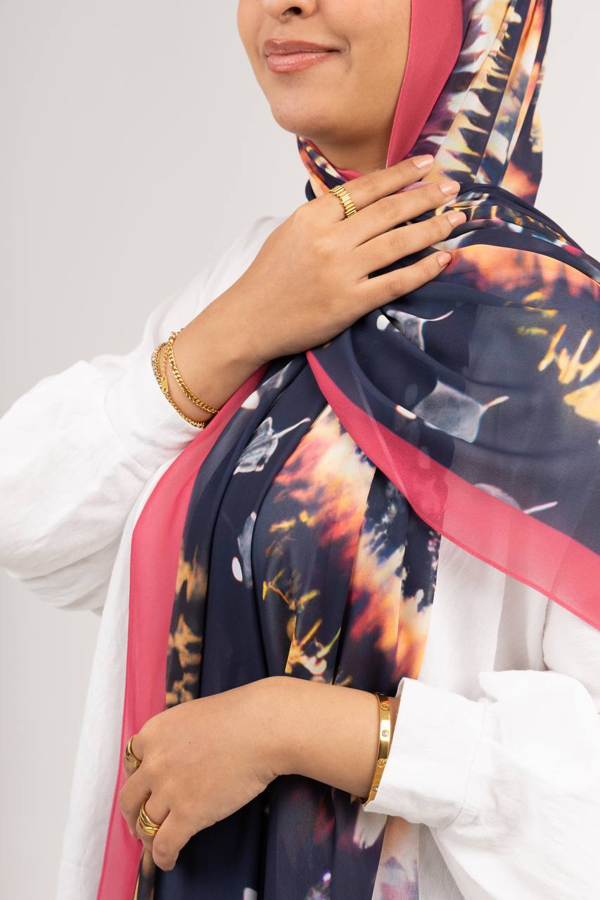 Digital Chiffon Scarf DS4134