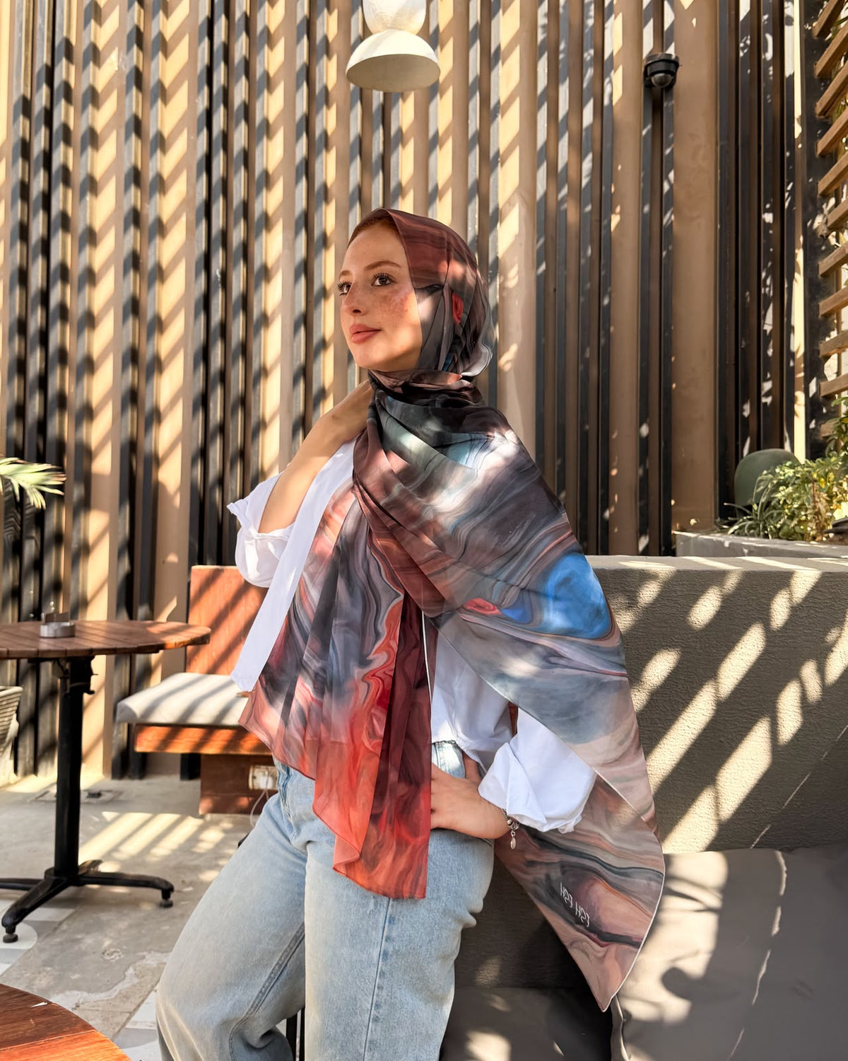 Digital Chiffon Scarf – Colors