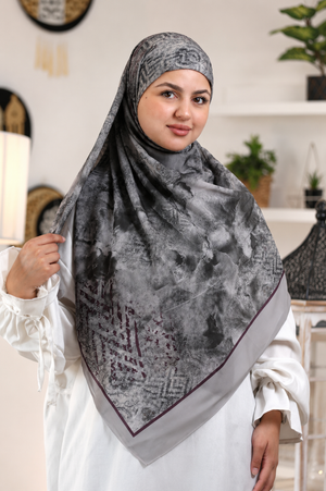 Khimar Malaysian Chiffon Printed DM1137
