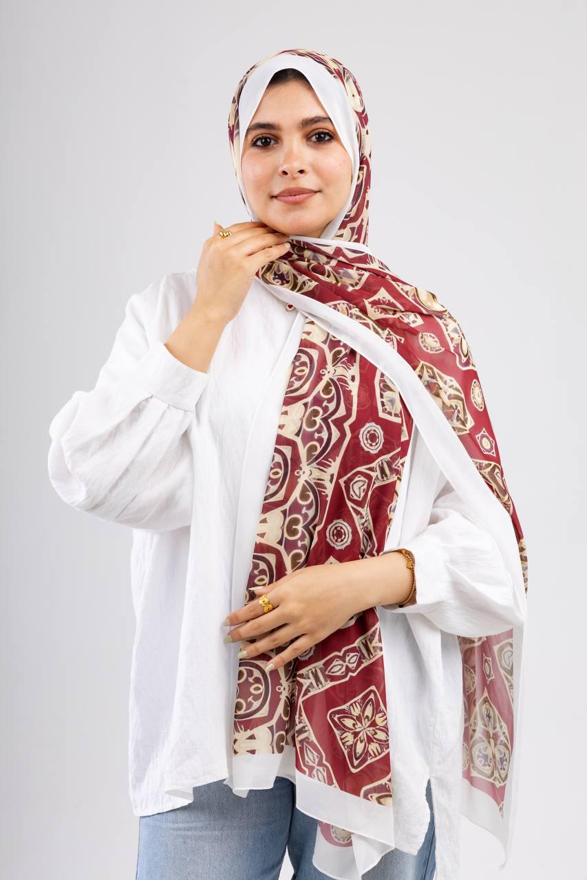 Digital Chiffon Scarf DS4168