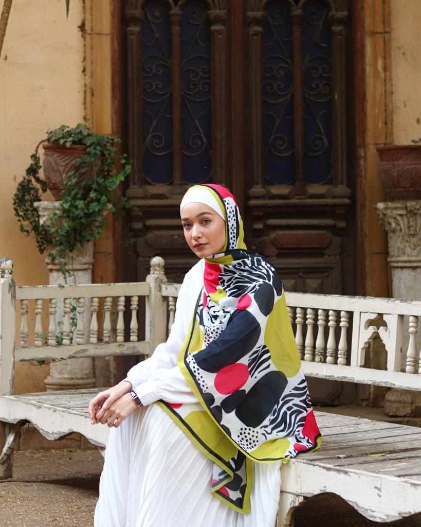 Digital Chiffon Scarf DS1236