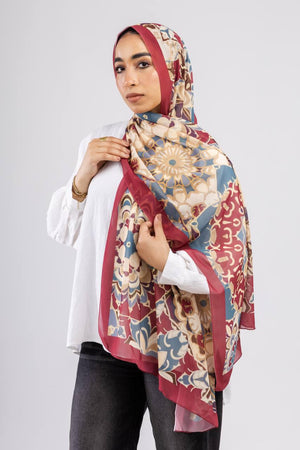 Digital Chiffon Scarf DS4167
