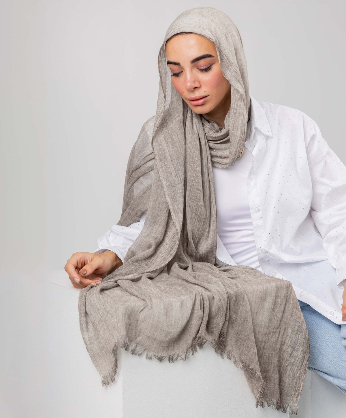 Marble Linen Scarf – Colors - Color 01 – ML1001