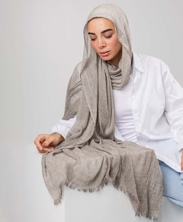 Marble Linen Scarf