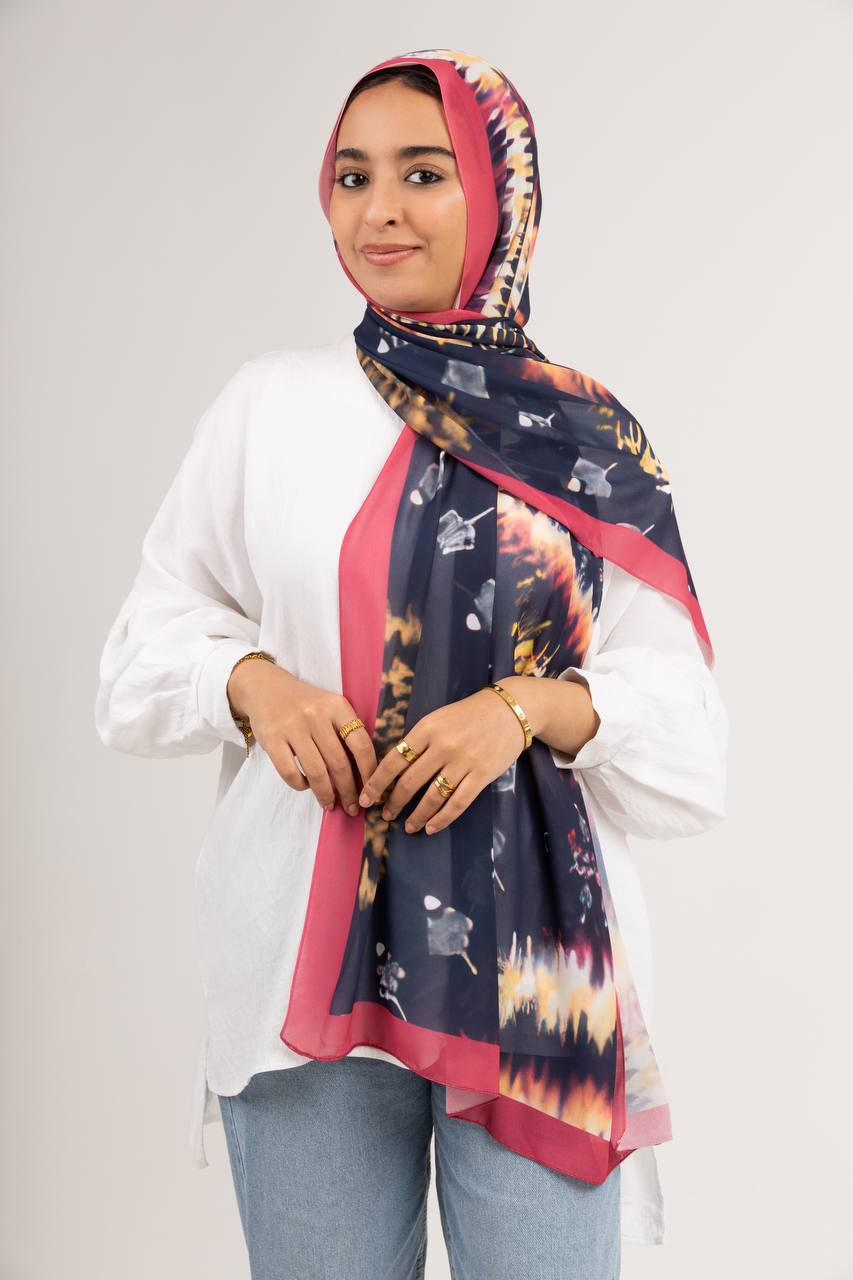 Digital Chiffon Scarf DS4134