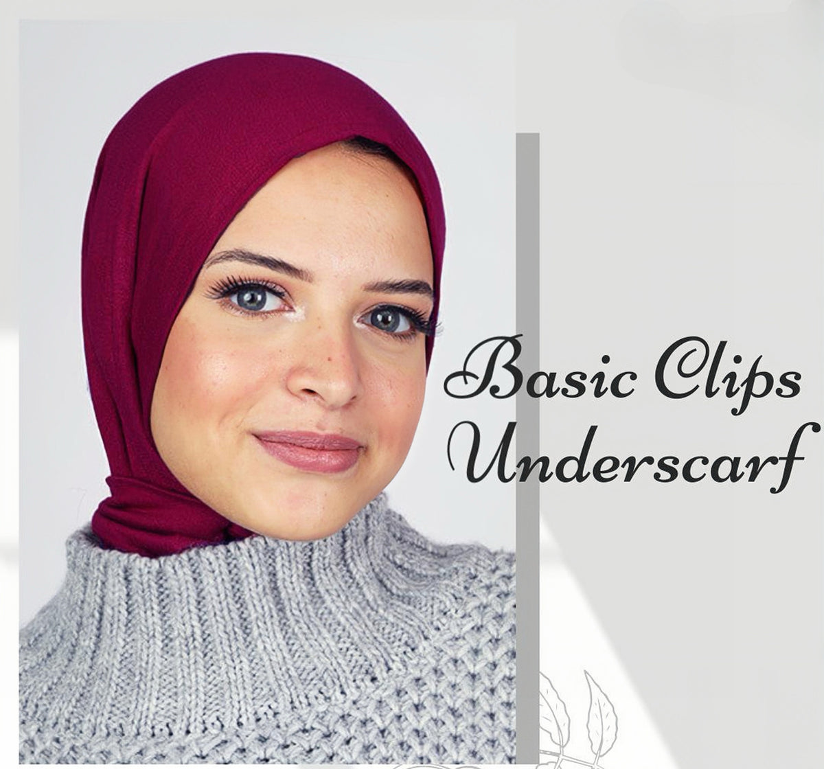 Basic Clips Underscarf – Colors - Color 01 – TK1001