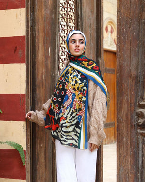 Digital Chiffon Scarf DS1210