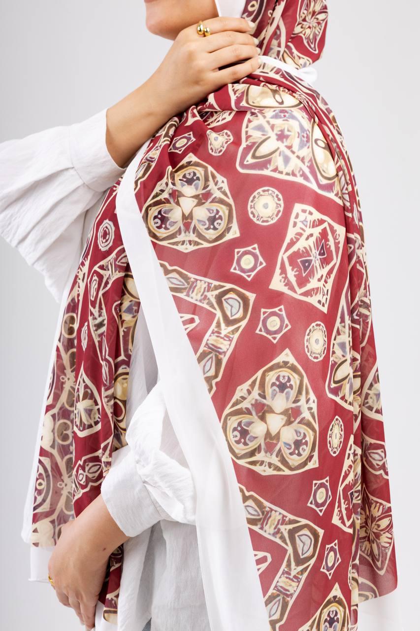 Digital Chiffon Scarf DS4168