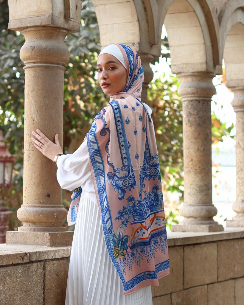 Digital Chiffon Scarf DS1214