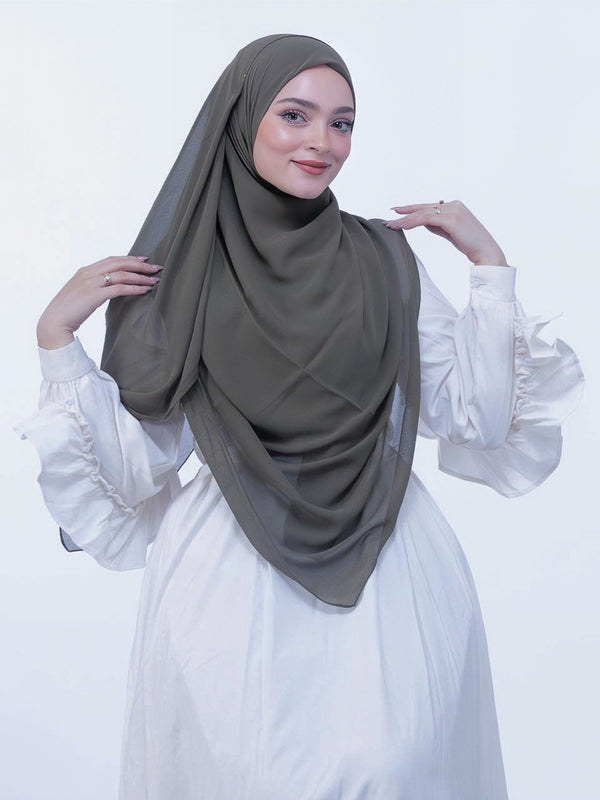 Khimar Malaysian Chiffon.