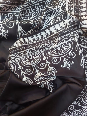 Satin Printed Scarf – Designs - Pattern 04 – SI1004