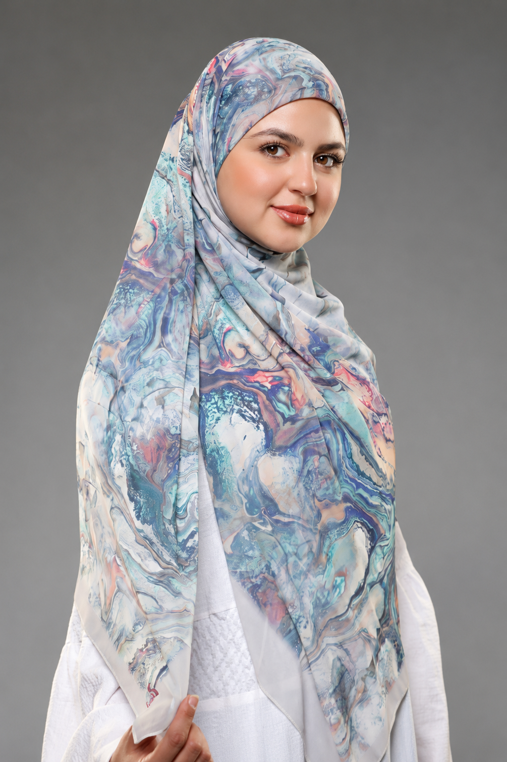 Khimar Malaysian Chiffon Printed DM1113