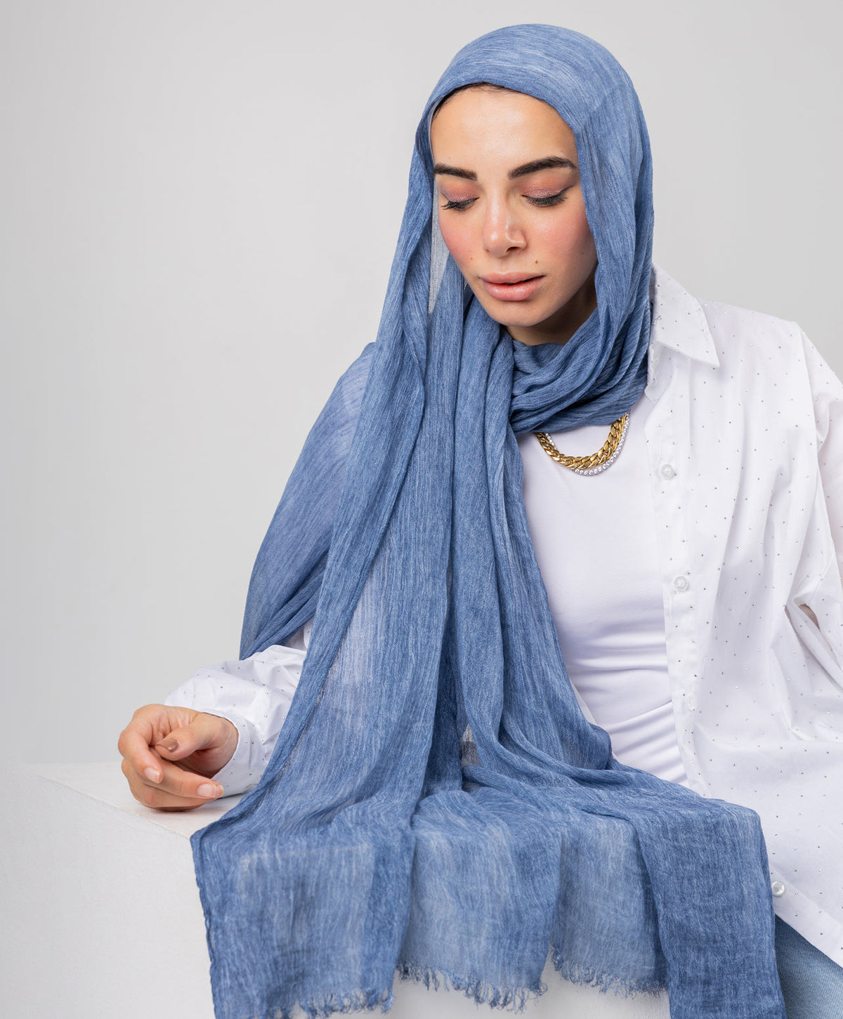 Marble Linen Scarf – Colors - Color 06 – ML1006