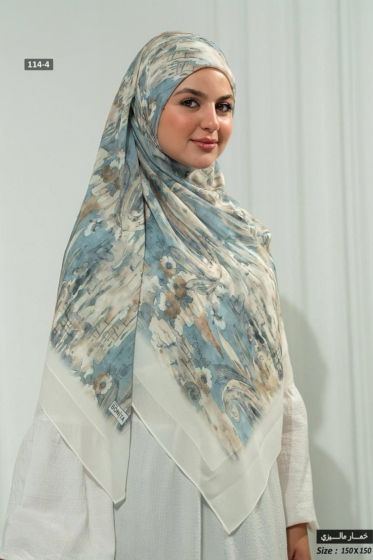 Khimar Malaysian Chiffon Printed DM1092