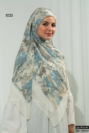 Khimar Malaysian Chiffon Printed DM1092