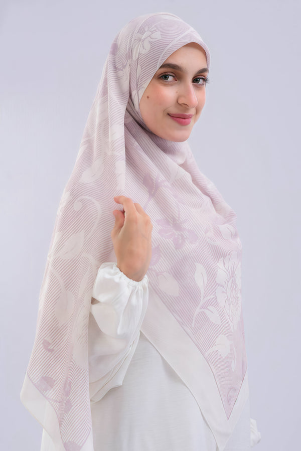 Khimar Malaysian Chiffon Printed