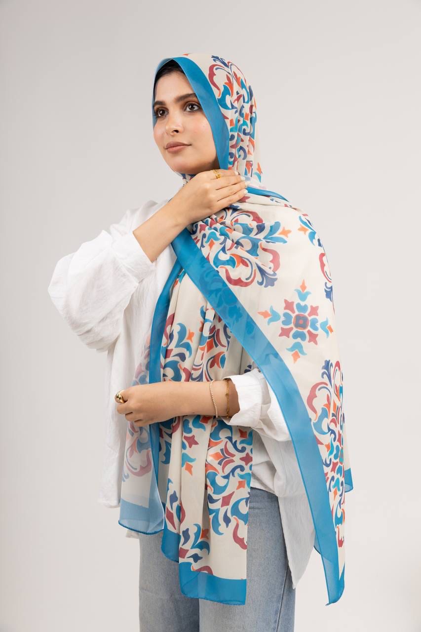 Digital Chiffon Scarf DS4165