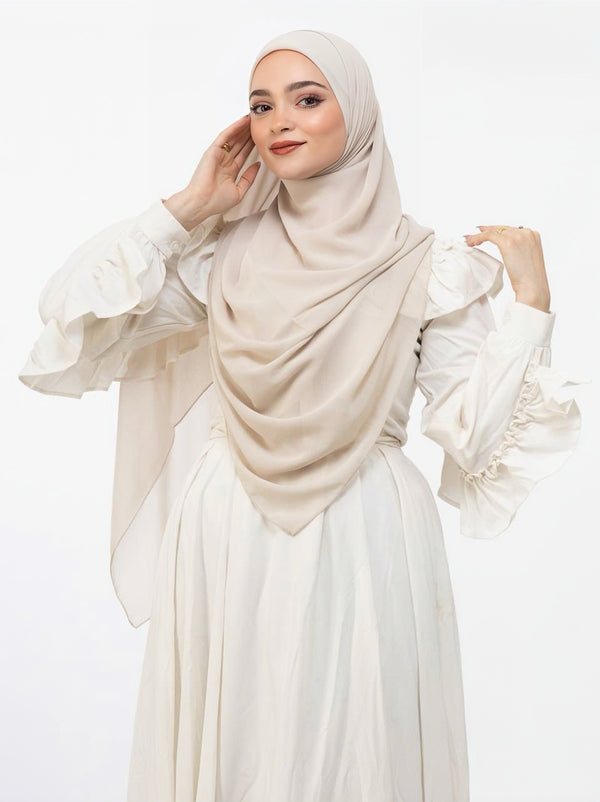 Khimar Malaysian Chiffon.