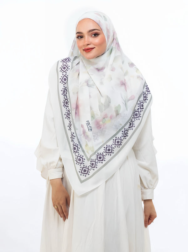 Khimar Malaysian Chiffon Printed