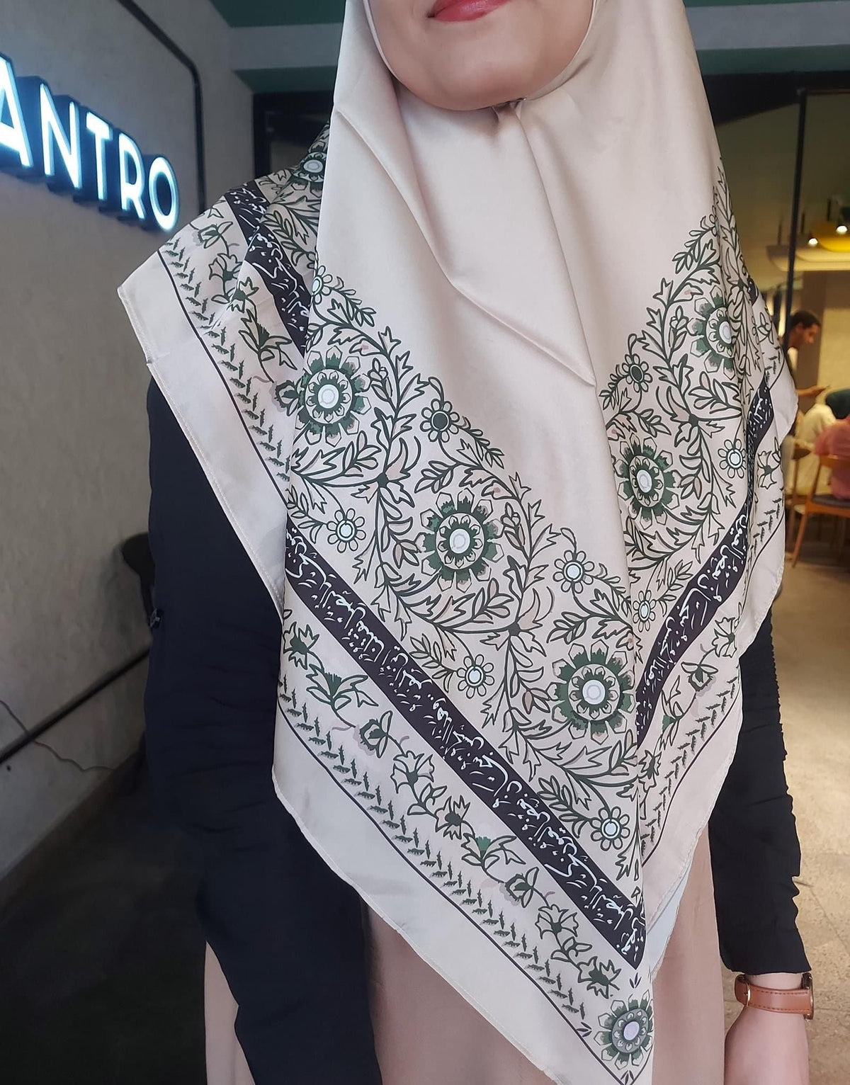 Satin Printed Scarf – Designs - Pattern 02 – SI1002