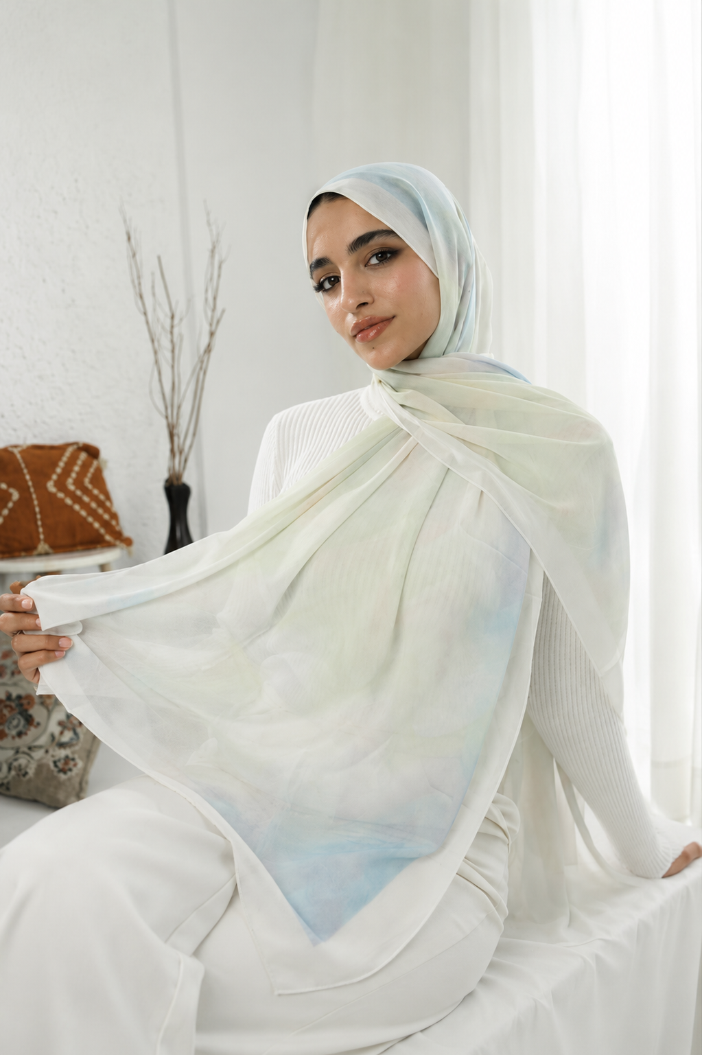 Digital Chiffon Scarf DS4284