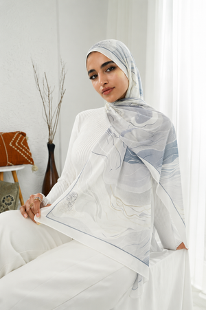 Digital Chiffon Scarf DS4283