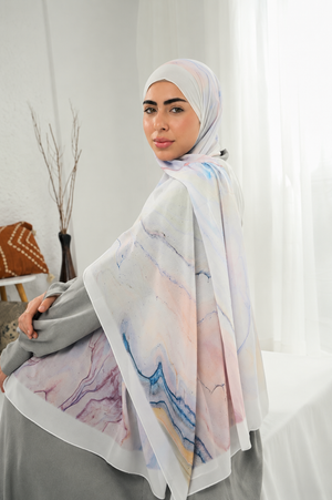 Digital Chiffon Scarf DS4281
