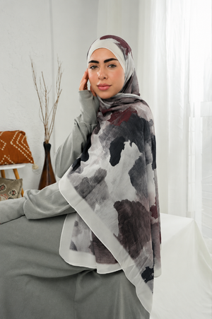 Digital Chiffon Scarf DS4276