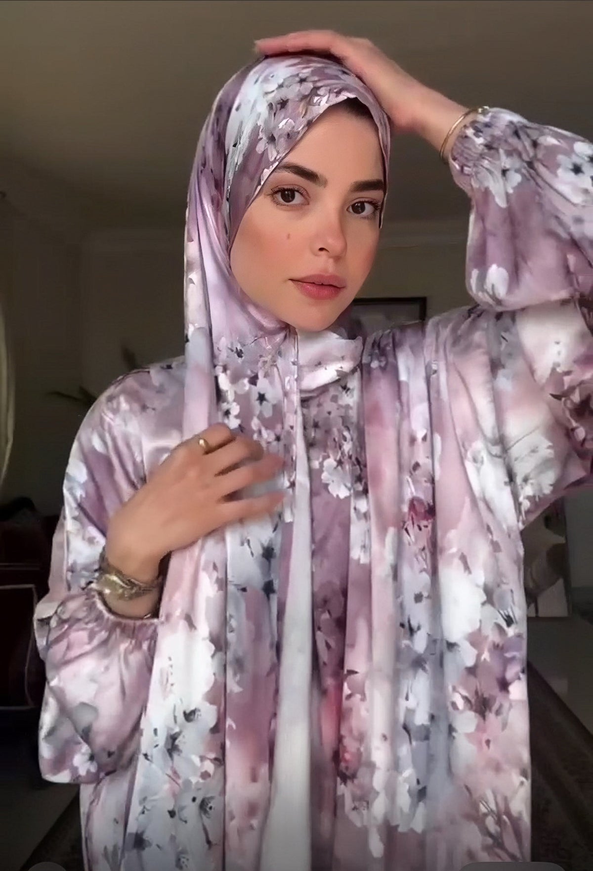Satin Isdal – Patterns - Lilac Floral – 2012