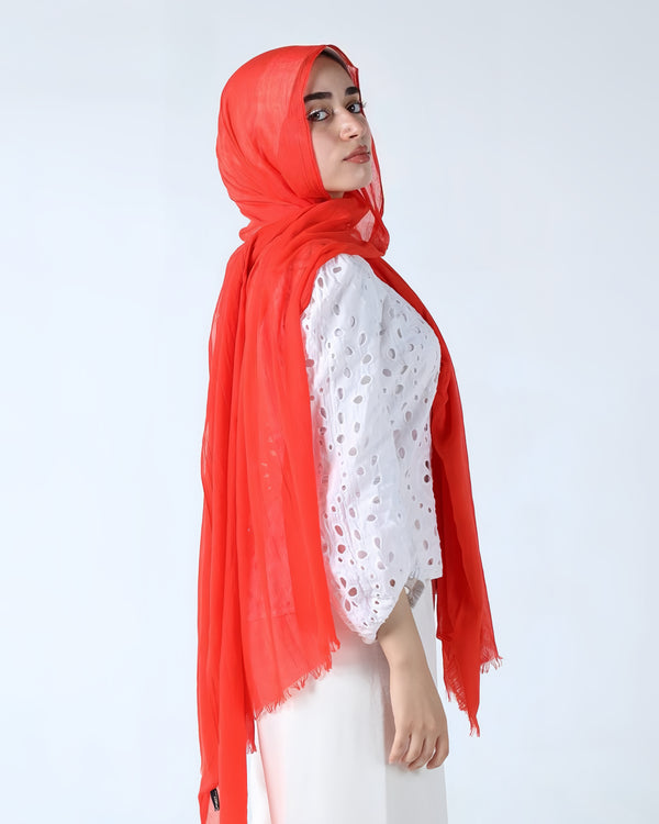 Bright Red Fairy Tale Scarf