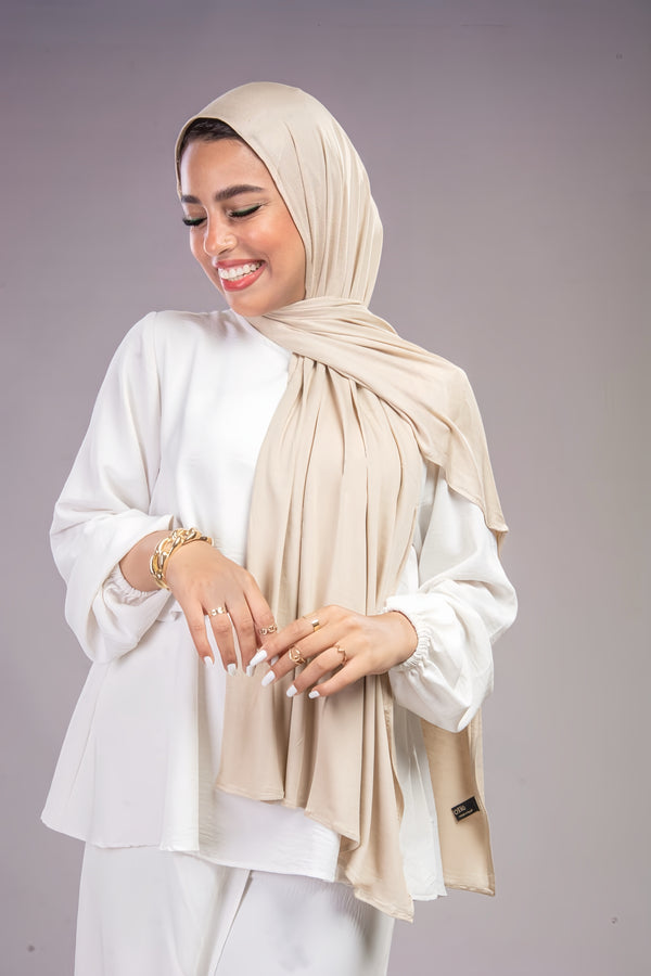 Light Beige Cotton Lycra