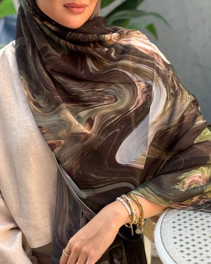 Digital Chiffon Scarf DS4207