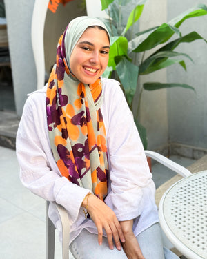 Digital Chiffon Scarf DS4199