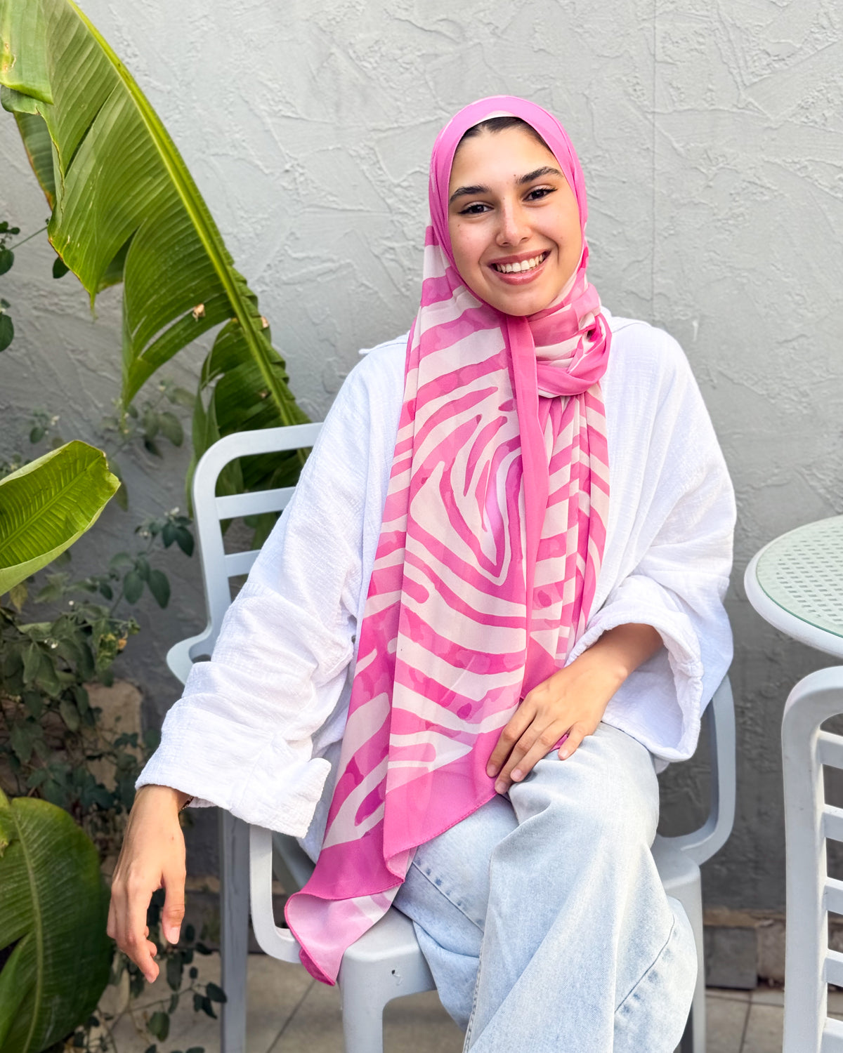 Digital Chiffon Scarf DS4244