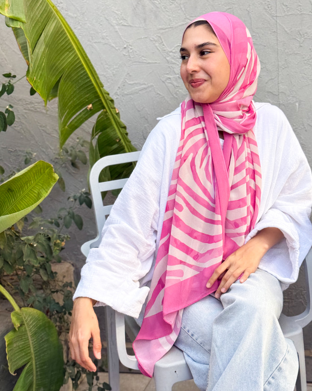 Digital Chiffon Scarf DS4244