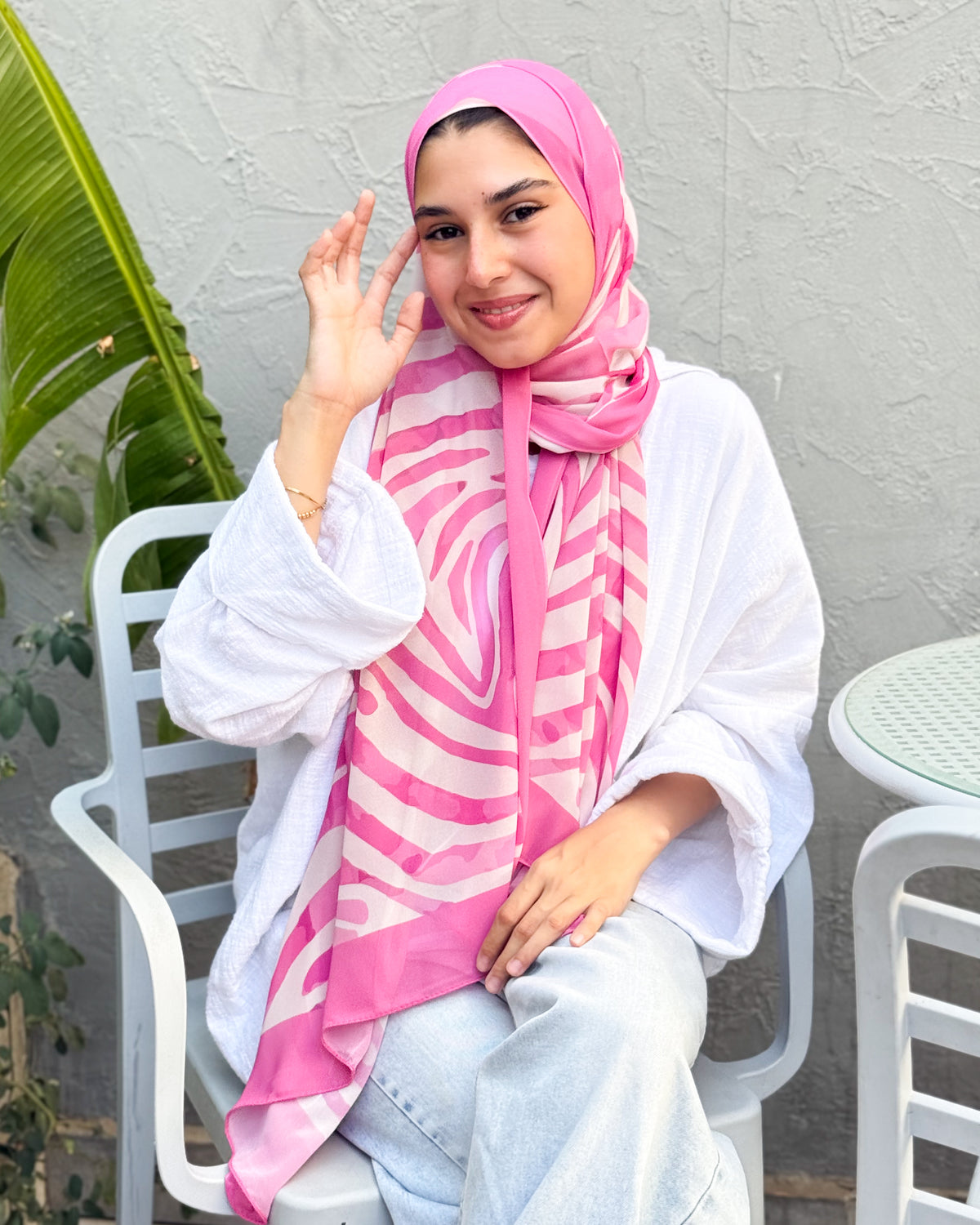 Digital Chiffon Scarf DS4244