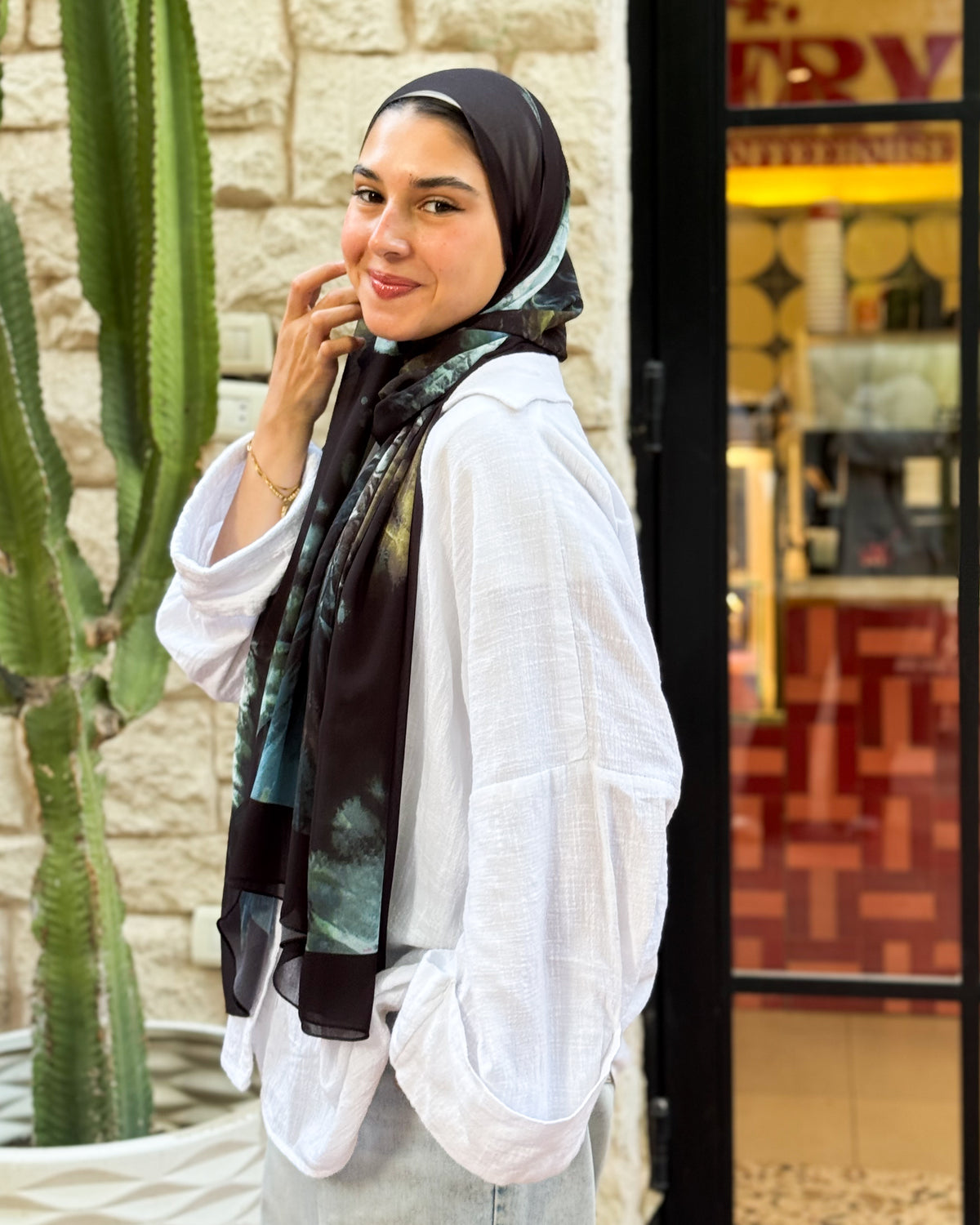 Digital Chiffon Scarf DS4212