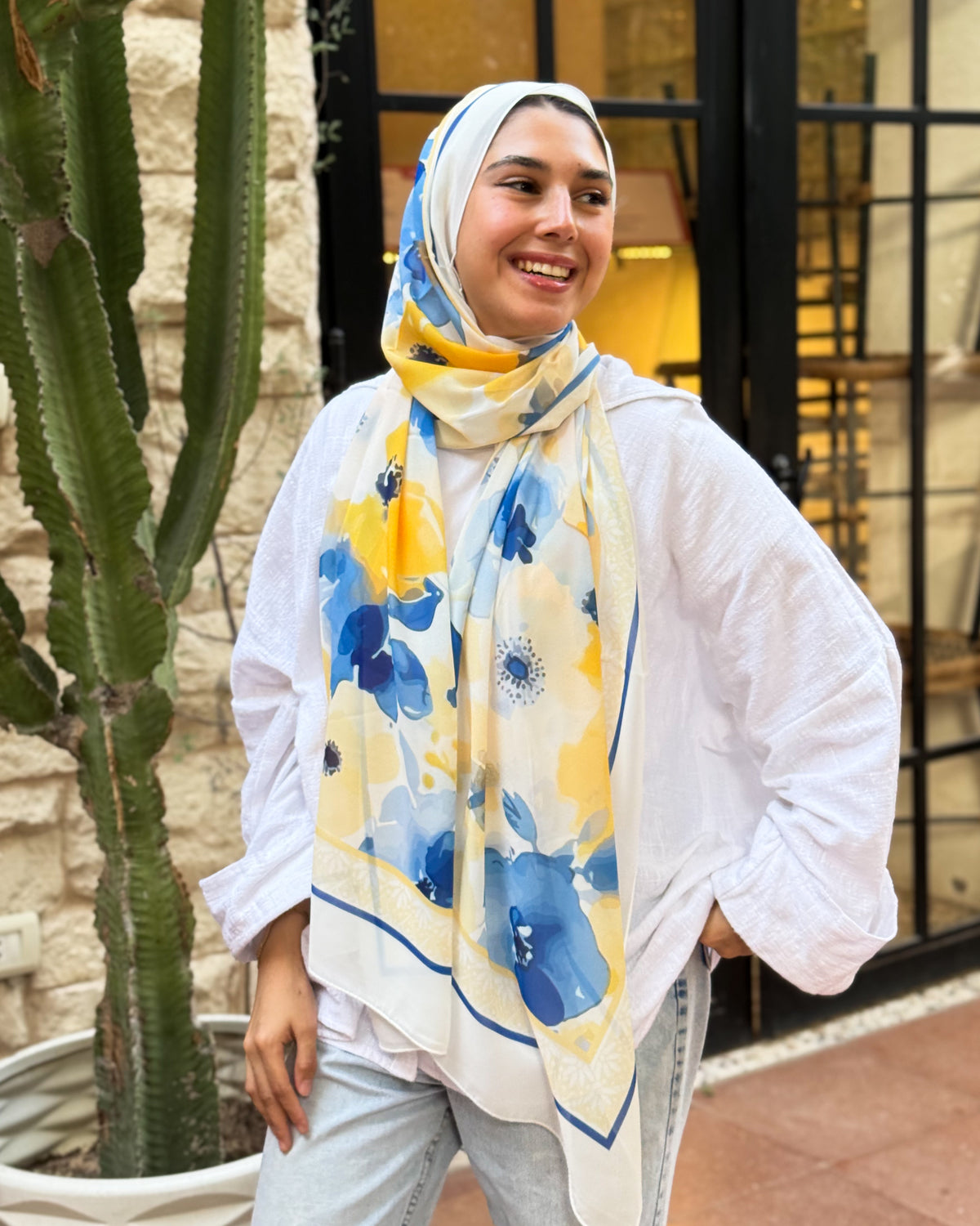 Digital Chiffon Scarf DS4201