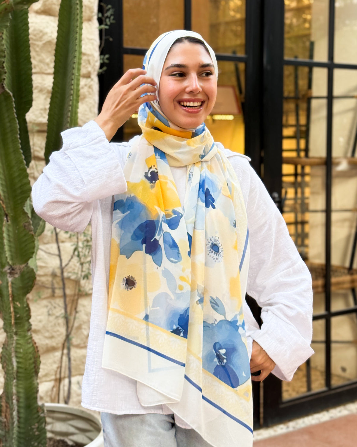 Digital Chiffon Scarf DS4201