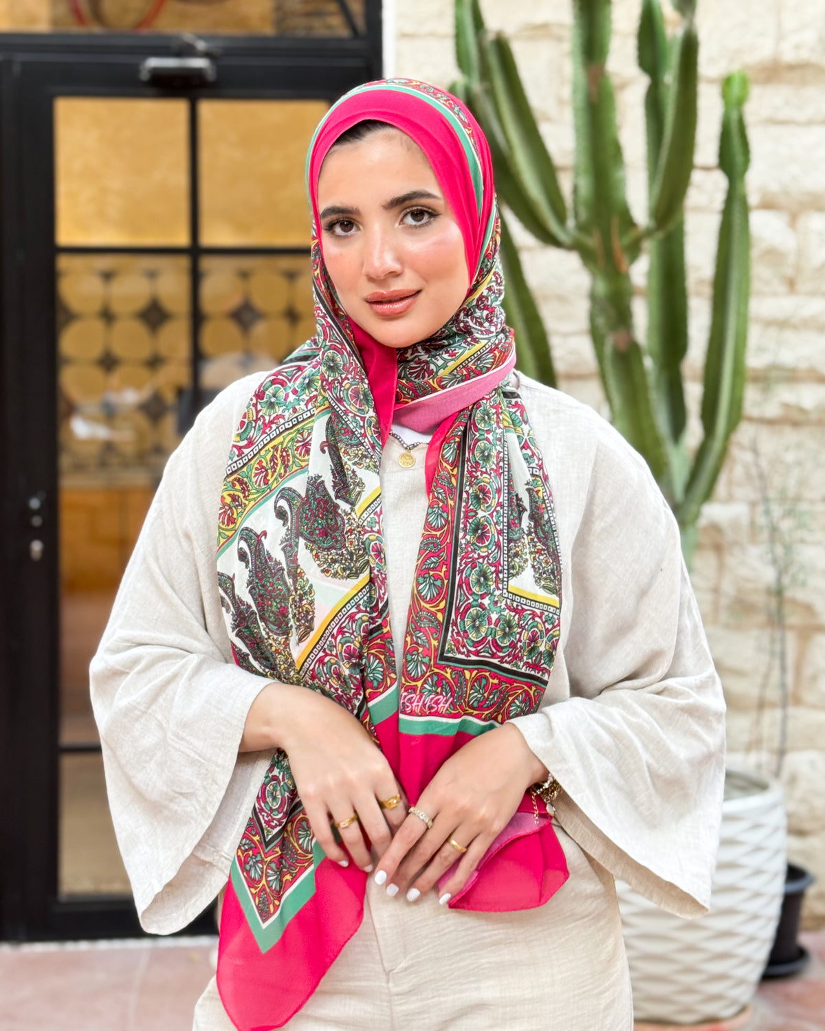 Digital Chiffon Scarf DS4208