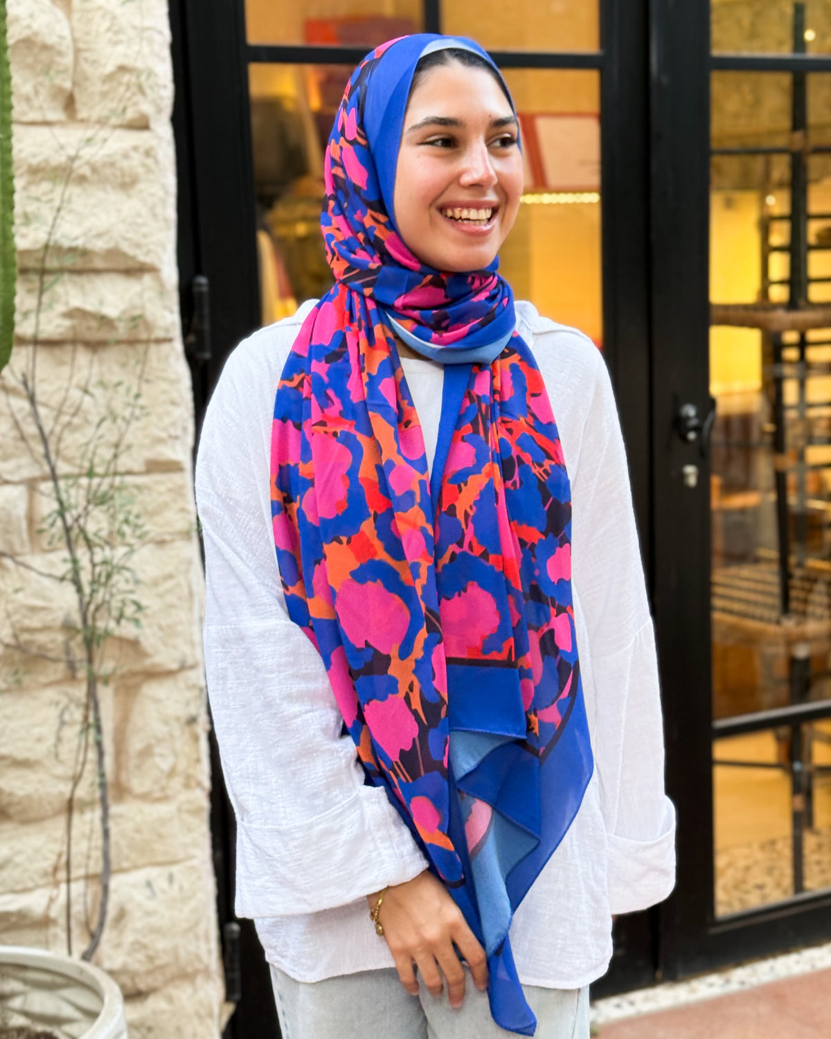 Digital Chiffon Scarf DS4204
