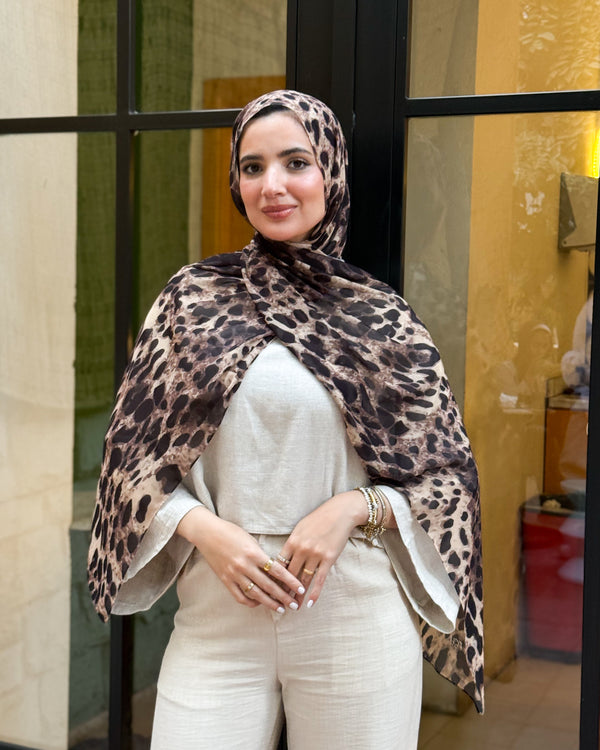 Digital chiffon scarf