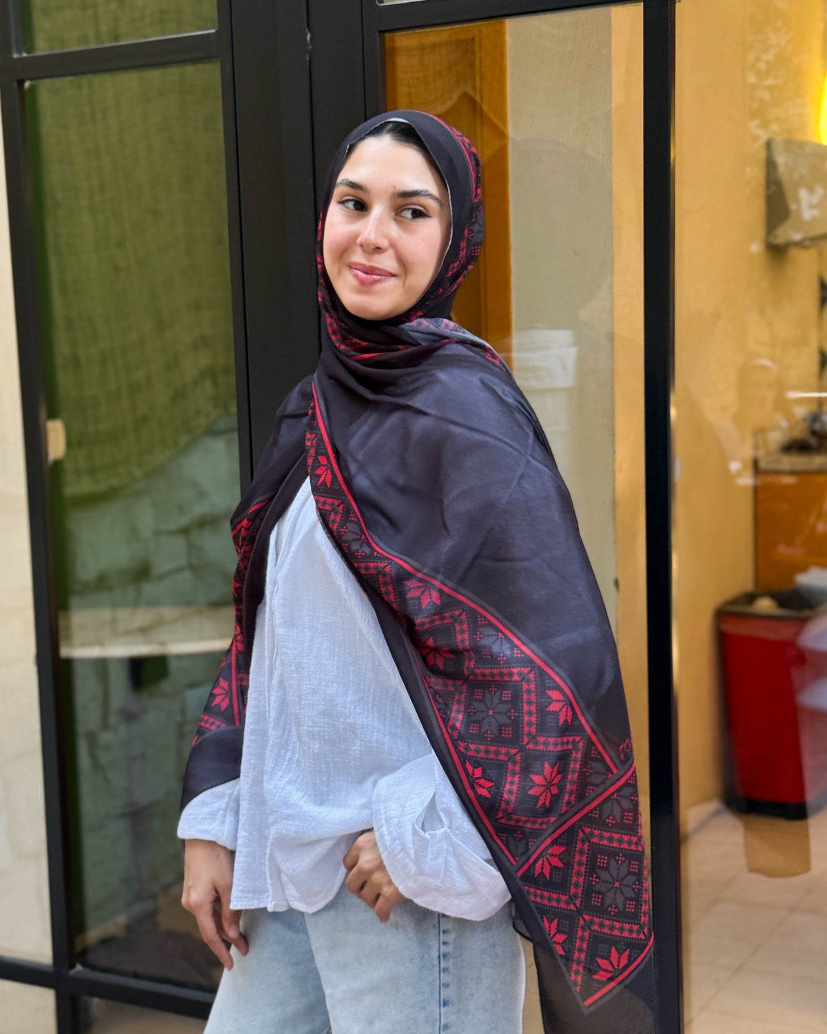 Digital Chiffon Scarf DS4196
