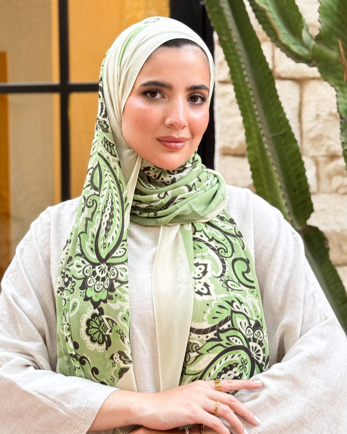 Digital Chiffon Scarf DS4206