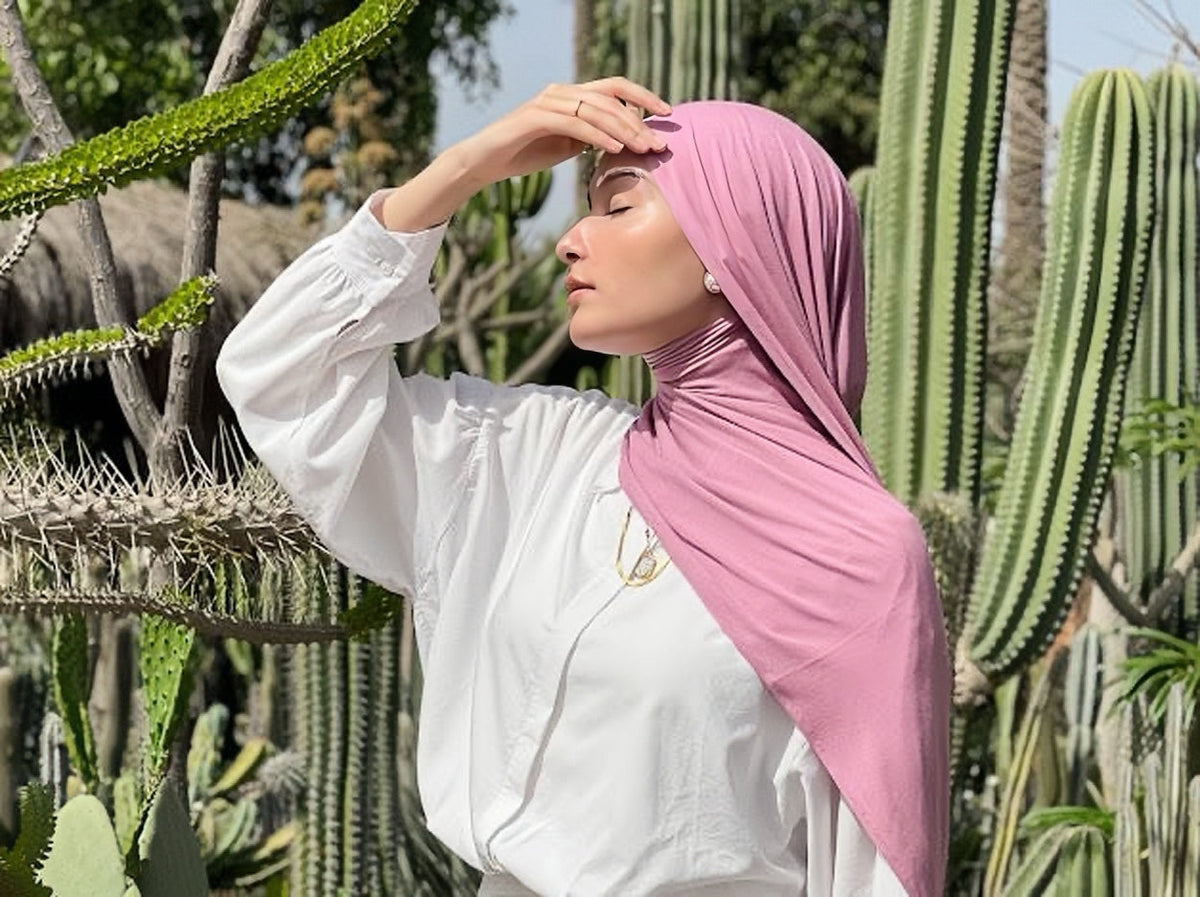 طرحة قطن ليكرا بيور